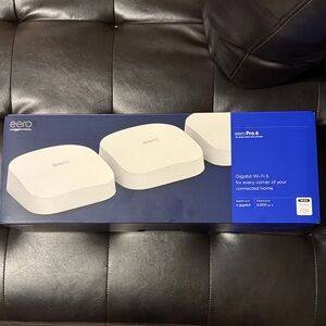 eero Pro 6 Tri-Band White Router System